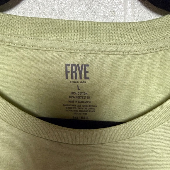 Frye Men's Green Short Sleeve Tee - Picture 2 of 7